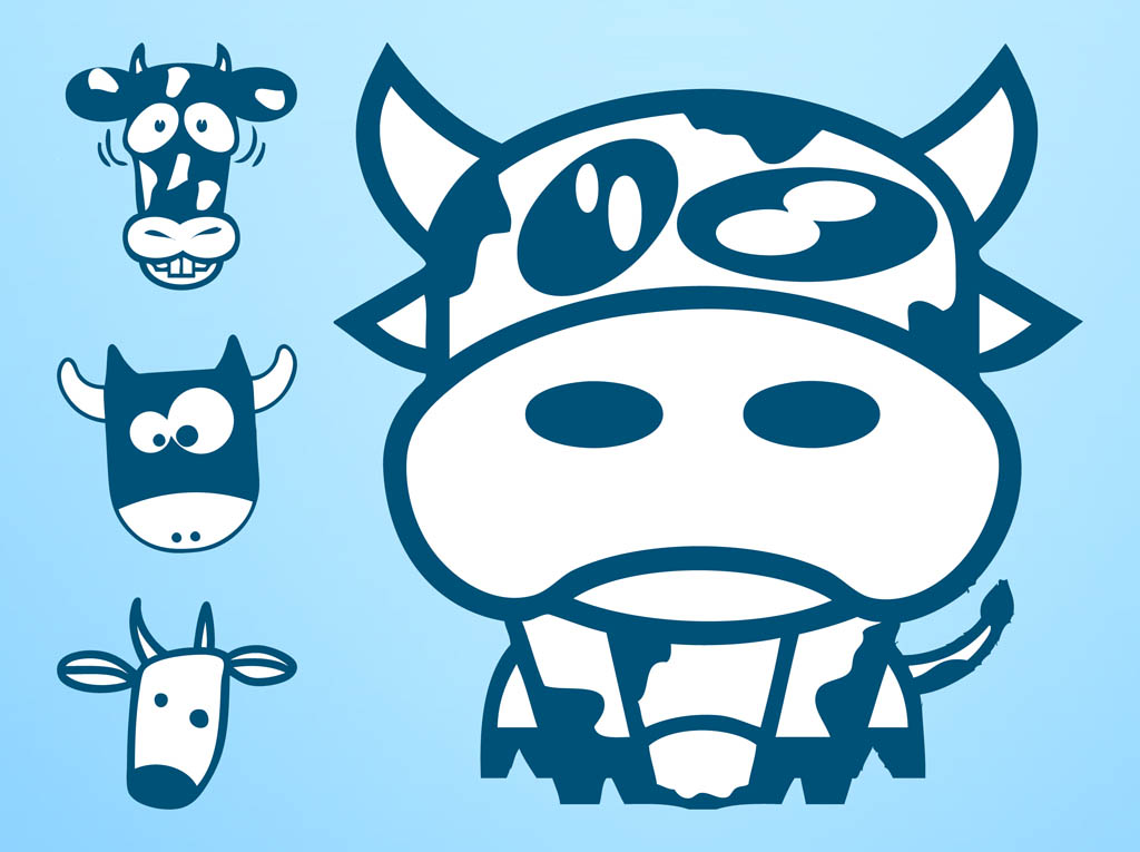 Cow Vector Character