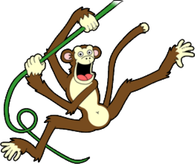 Crazy Cartoon Monkey