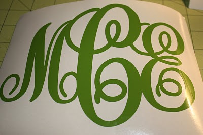 Cricut Monogram Fonts