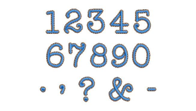 Cute Number Fonts