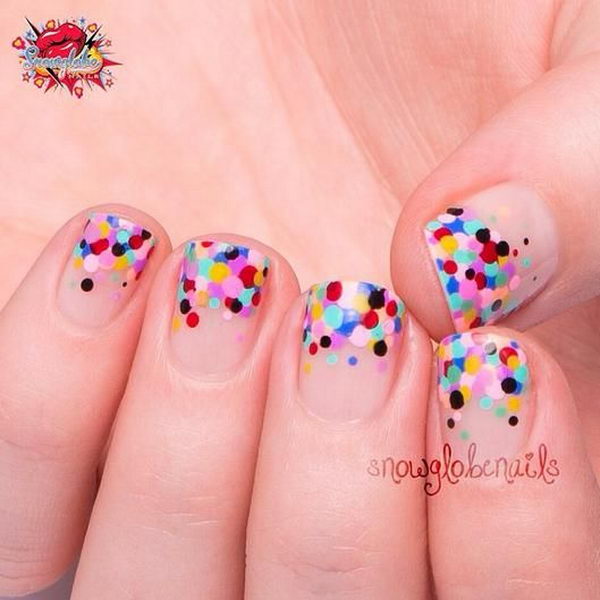 Cute Polka Dot Nail Art Design Cute Polka Dot Nail Art Design