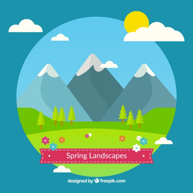 Cute Spring Landscape