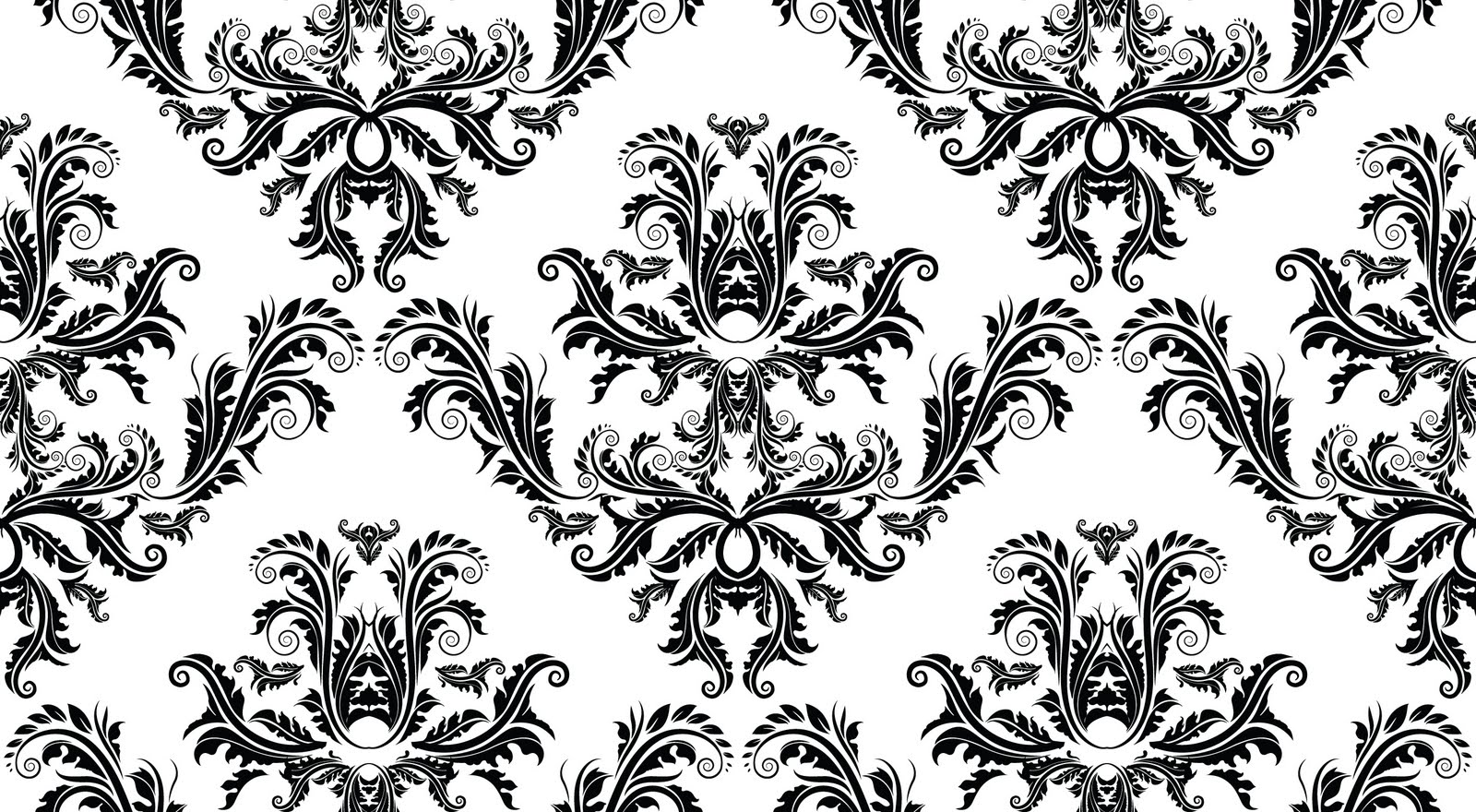 Damask Pattern Vector Free Damask Pattern Vector Free