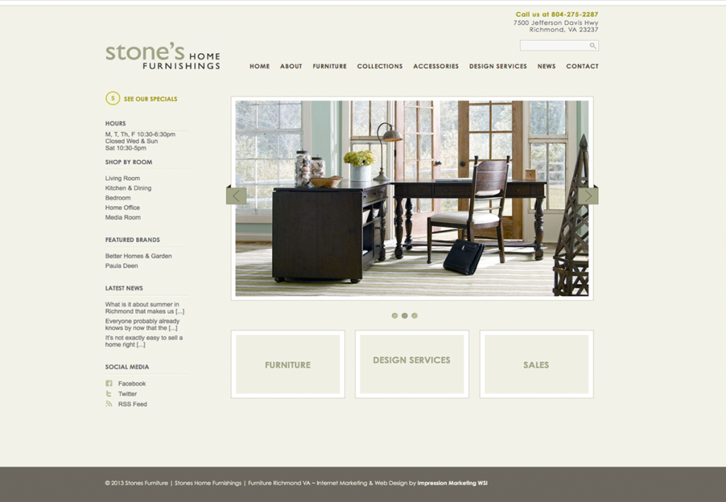 Design Furniture Website