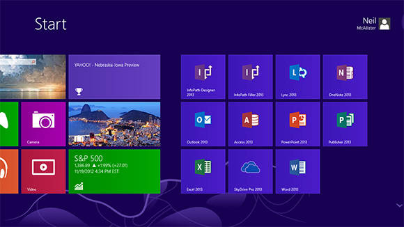 Desktop Icons Microsoft Office 2013