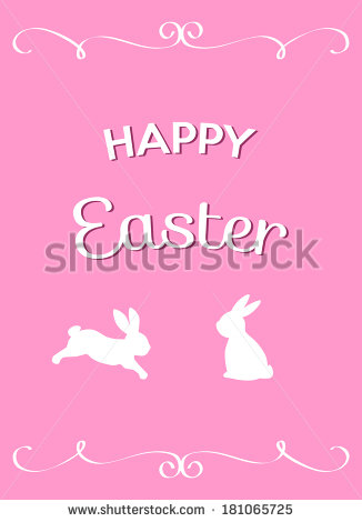 Easter Happy Greeting Card