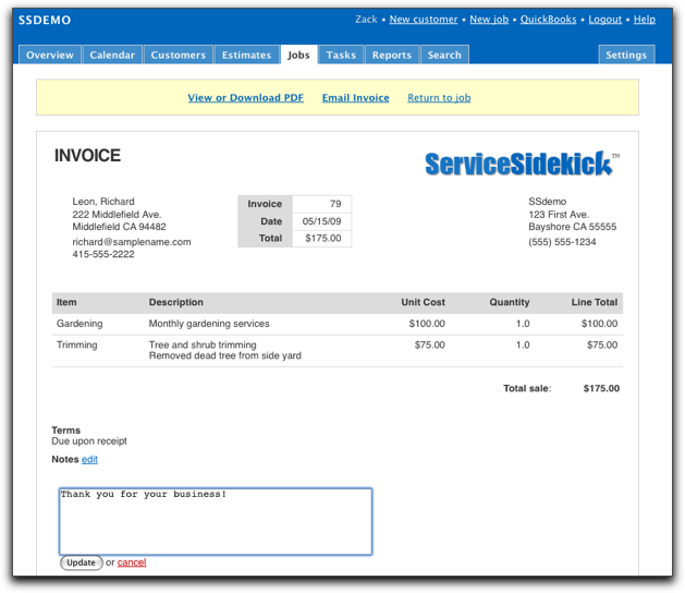 Editable Invoice Template PDF Editable Invoice Template PDF
