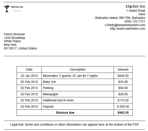 Editable Invoice Template Editable Invoice Template
