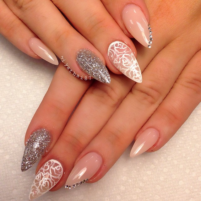 Elegant Stiletto Nail Designs