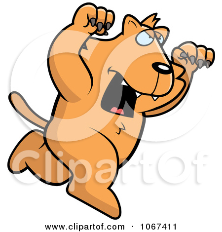 Ferocious Cat Clip Art