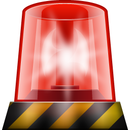 Flashing Siren Light Clip Art