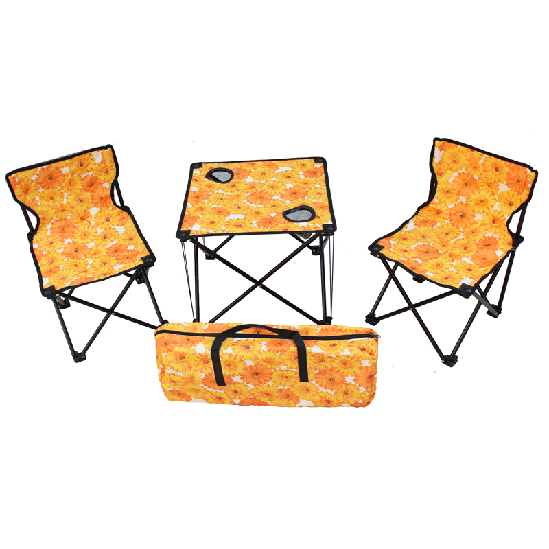 Folding Camping Table and Chairs Set