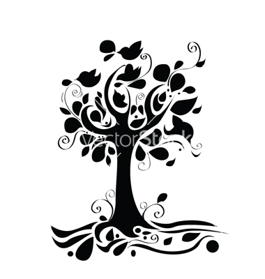 Free Abstract Vector Tree Clip Art