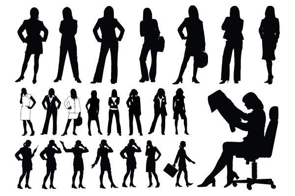 Free Business Woman Silhouette