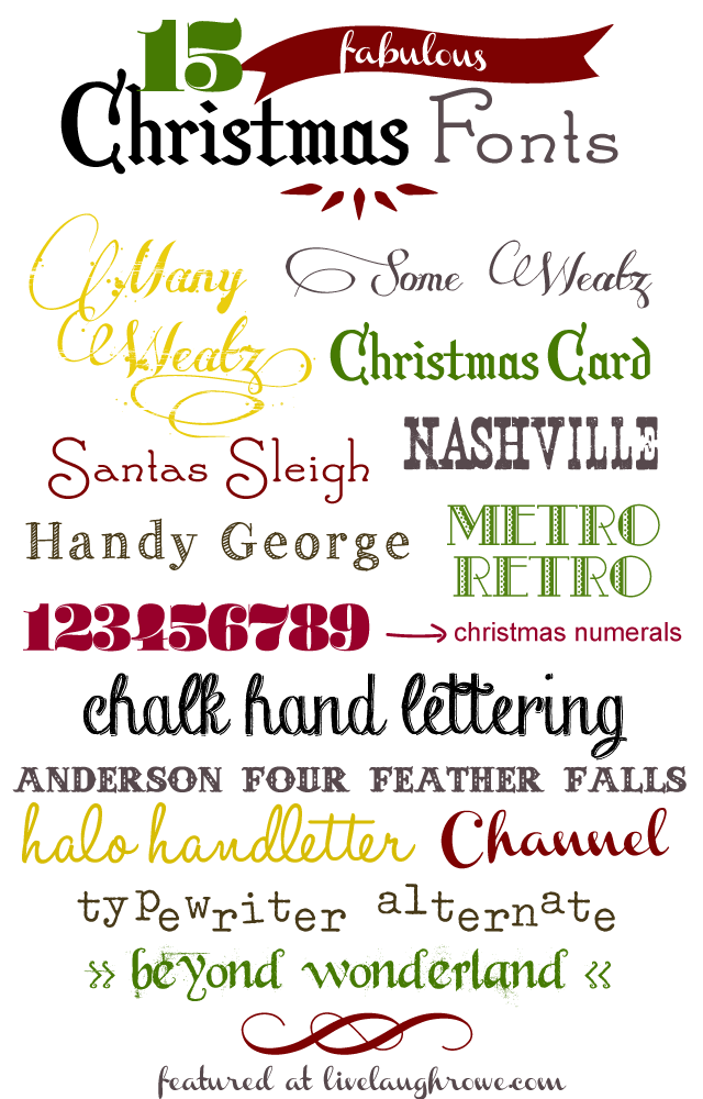 Free Christmas Fonts