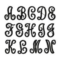 Free Curly Monogram Fonts