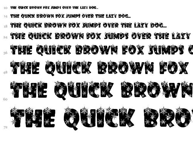 Free Fonts Winter Flakes Free Fonts Winter Flakes