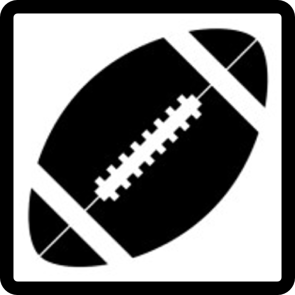 Free Football Clip Art Black and White Free Football Clip Art Black and White