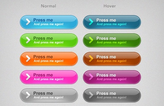 Free Glossy Button PSD Free Glossy Button PSD