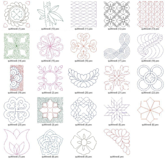 Free Machine Embroidery Quilting Designs