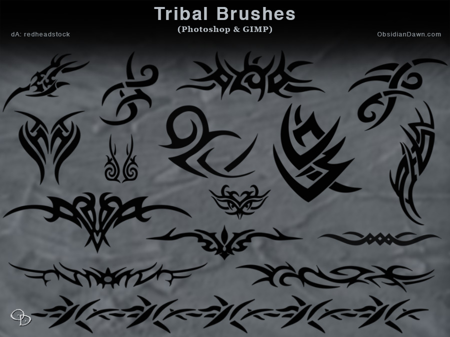 Free Photoshop Tribal Brushes