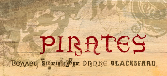 Free Pirate Fonts