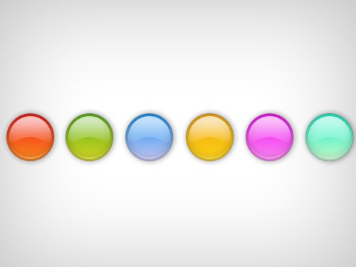 Free Round Buttons PSD