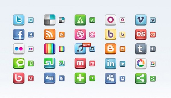 Free Social Media Icon Sets