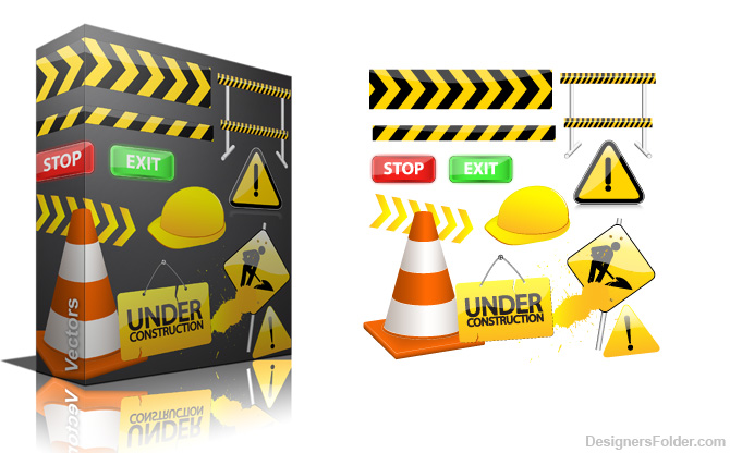 Free Under Construction Vector Free Under Construction Vector