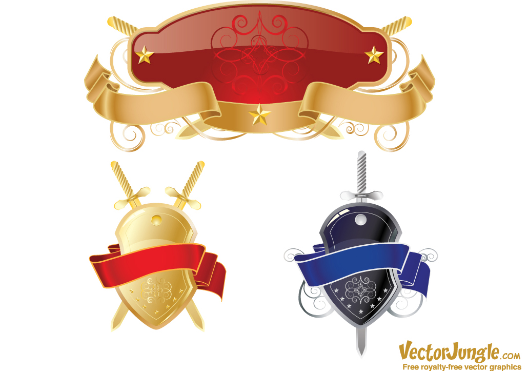 Free Vector Art Banners and Ribbons Free Vector Art Banners and Ribbons