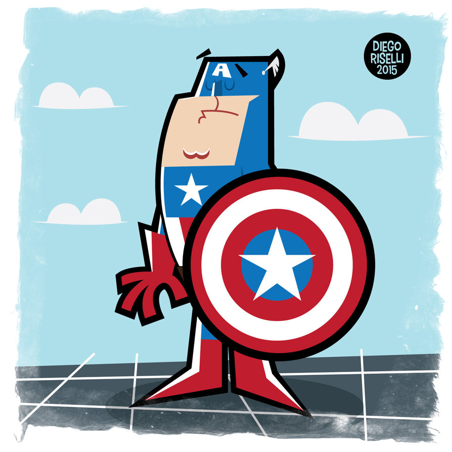 Free Vector Captain America