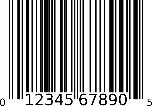 Free Vector Clip Art of a Barcode