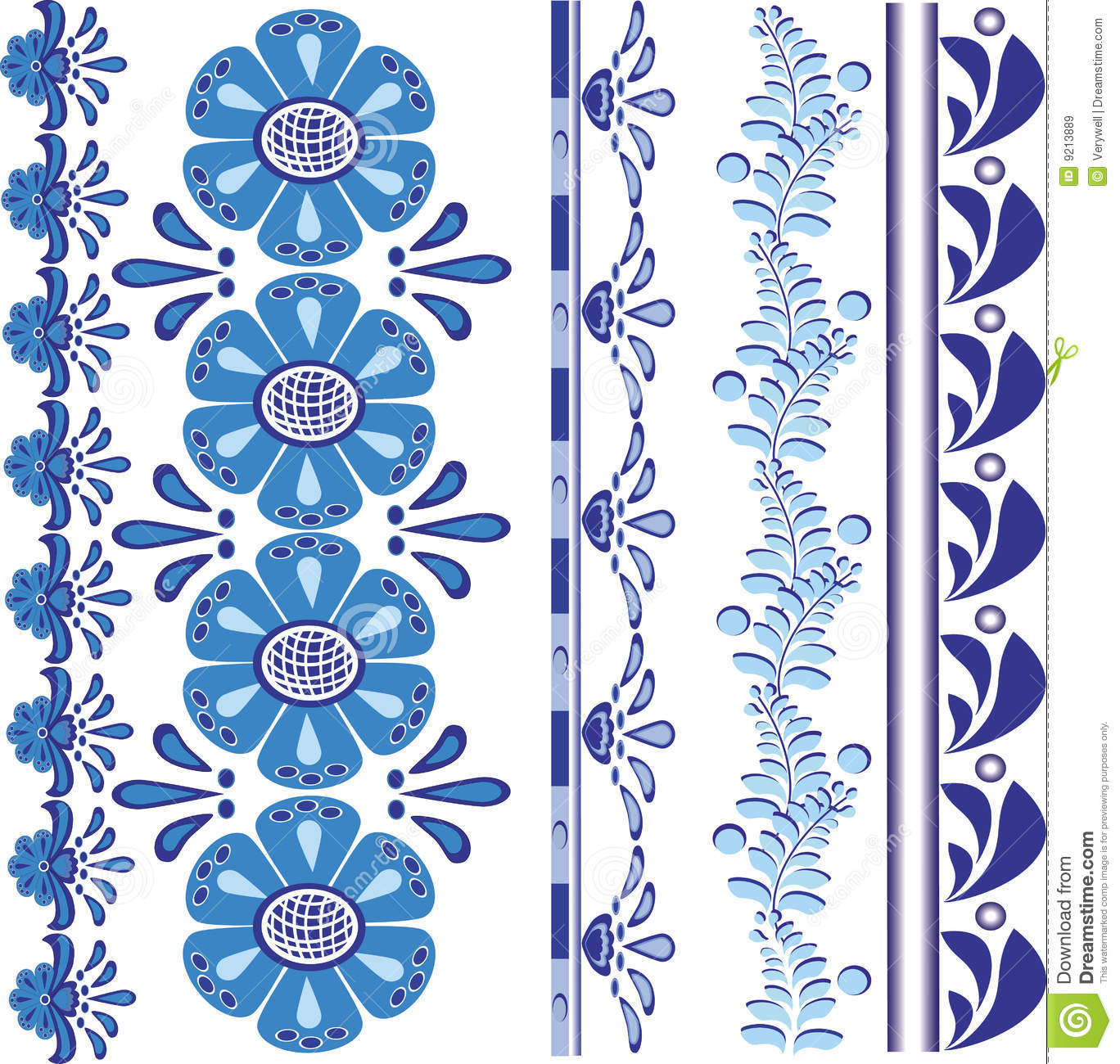 Free Vector Floral Border Designs