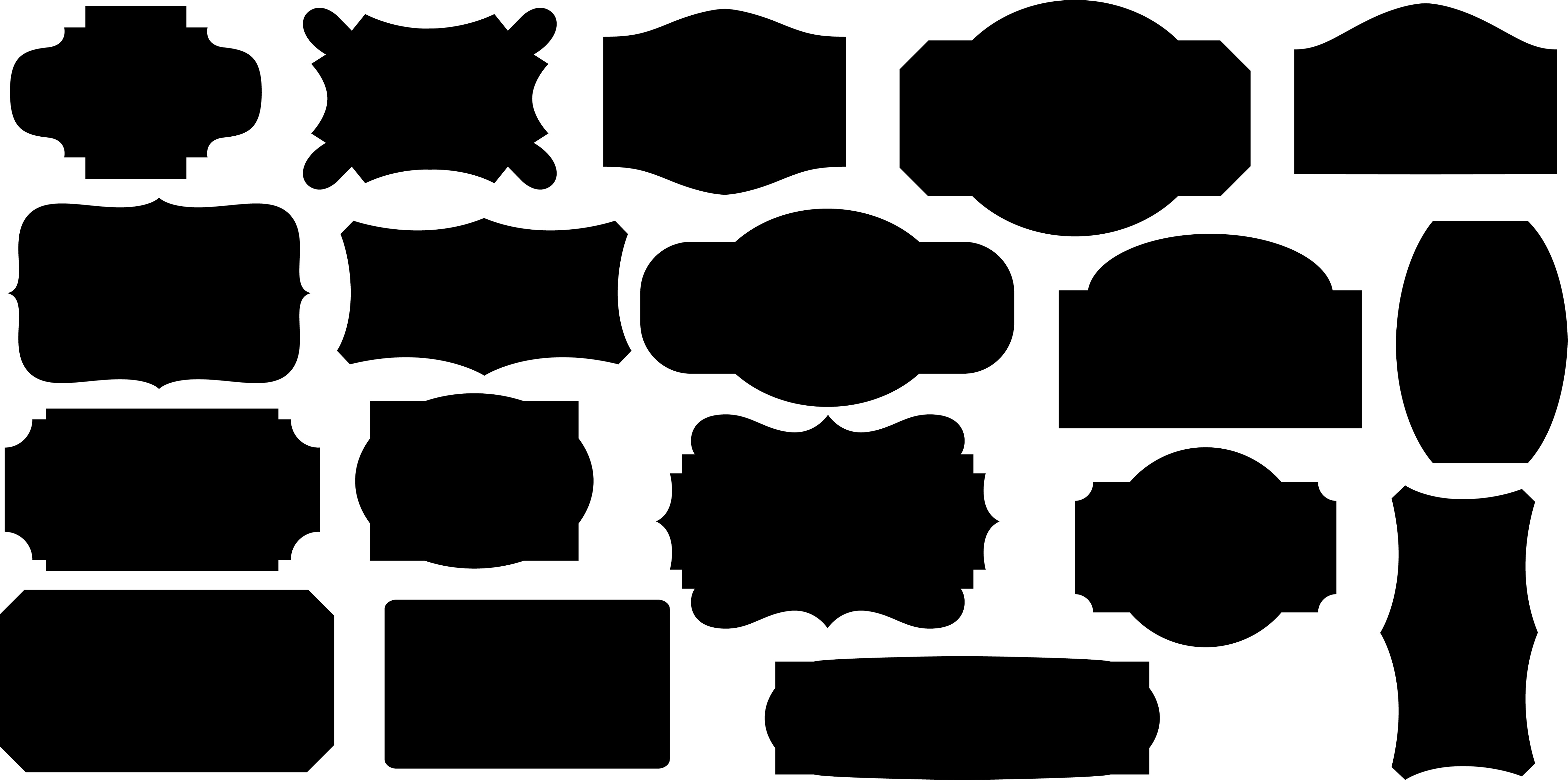 Free Vector Frame Shapes