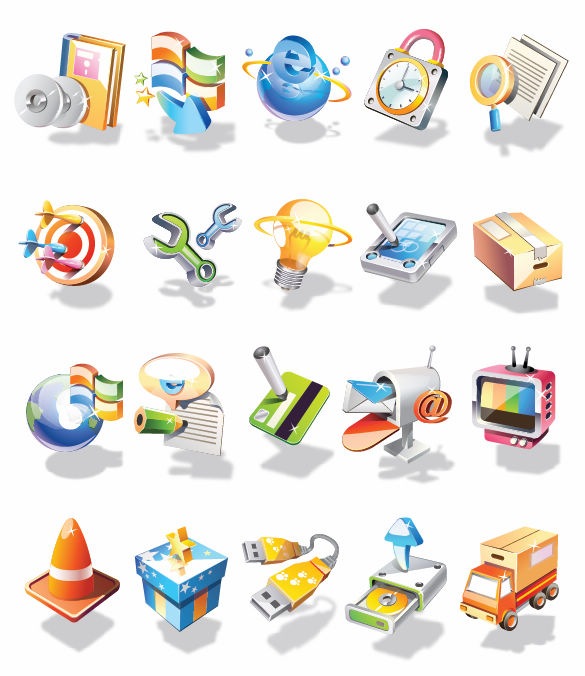 Free Vector Icons Set Free Vector Icons Set