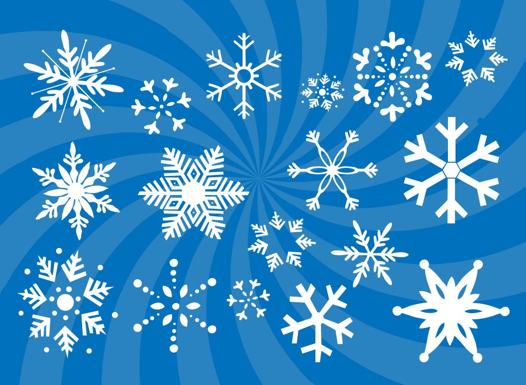 Free Vector Snowflake Clip Art