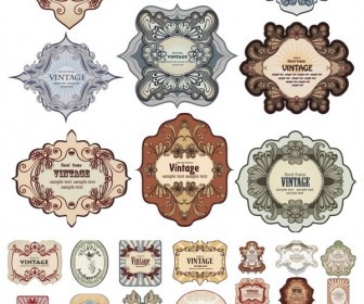 Free Vector Vintage Labels