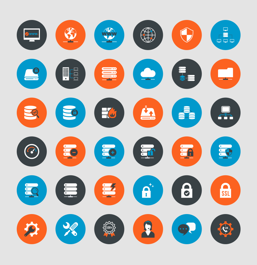 Free Web Hosting Icons