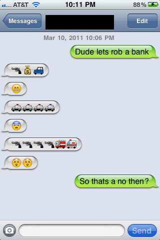 10 Photos of Funny Emoticons Text Conversations