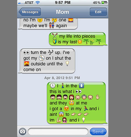 Funny Text Messages Parents