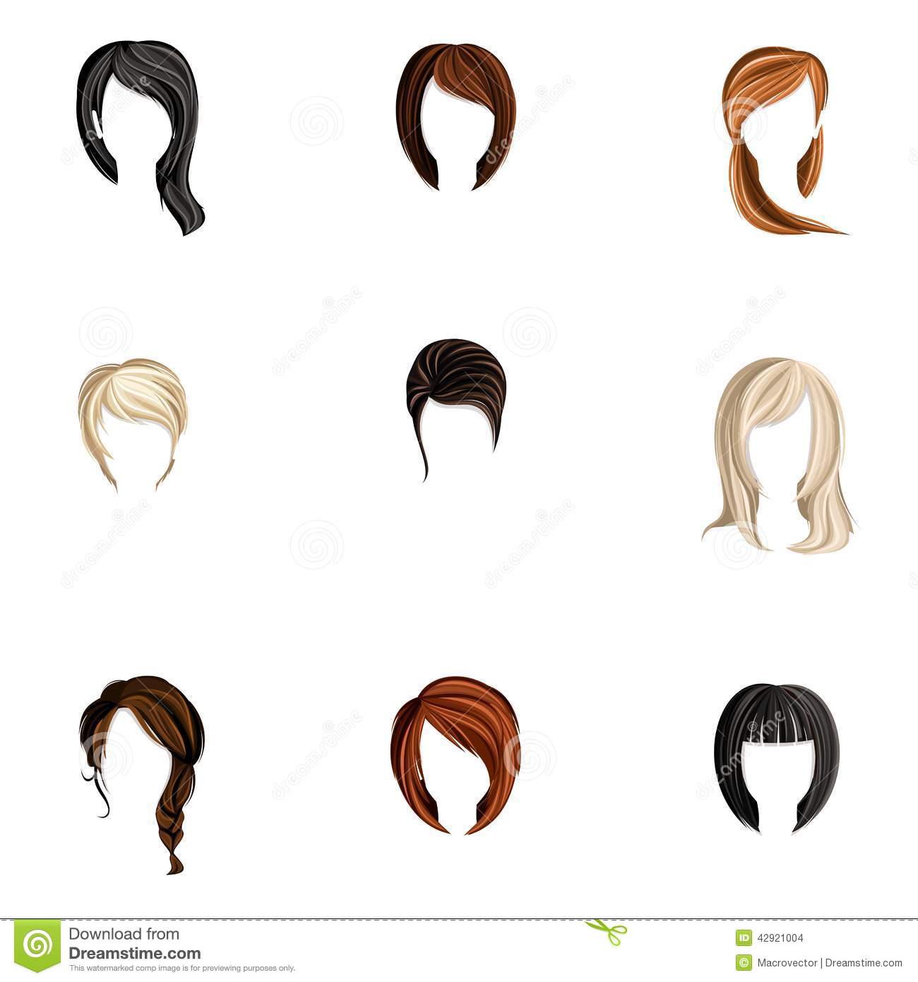 Girl Head Silhouette