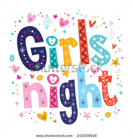 Girls Get Together Clip Art