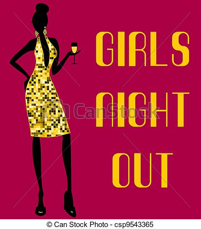 Girls Night Out Clip Art