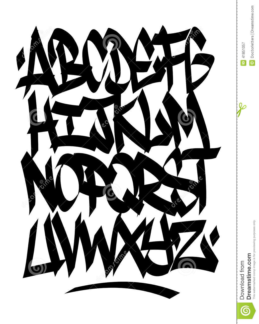 Graffiti Alphabet Fonts Free