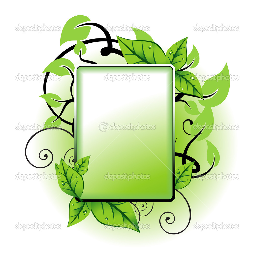 Green Leaf Frame