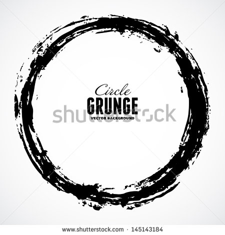Grunge Circle Vector