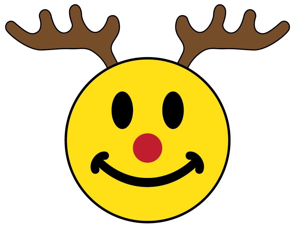 Happy Smiley Face Christmas