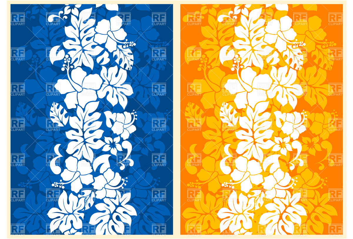 Hawaiian Flower Clip Art Vector Free