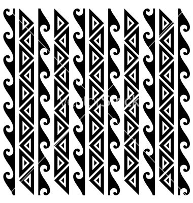 Hawaiian Tribal Patterns Vector