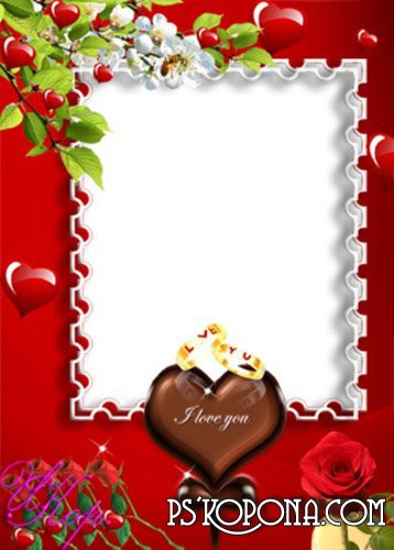 Heart Frame Photoshop PSD